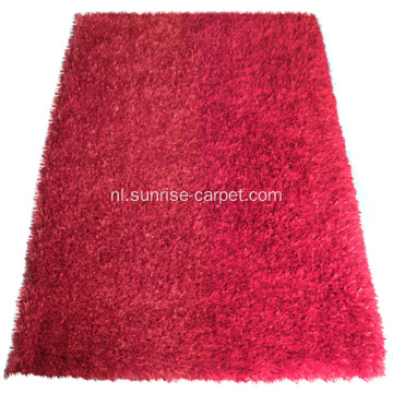 Polyester gestreepte shaggy tapijtkleed